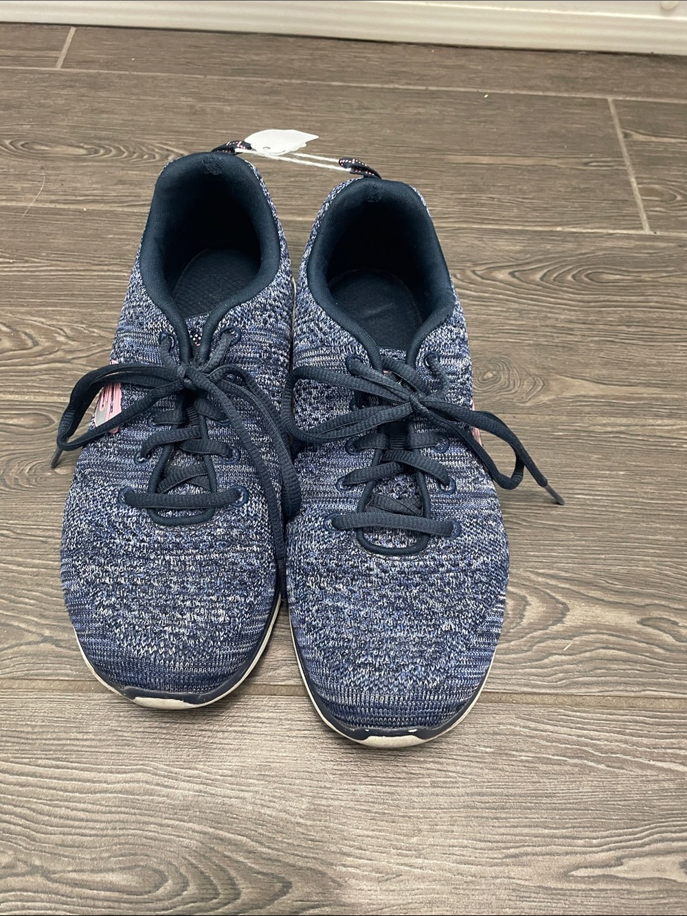 Skechers Women's Navy Blue Knit Sneakers